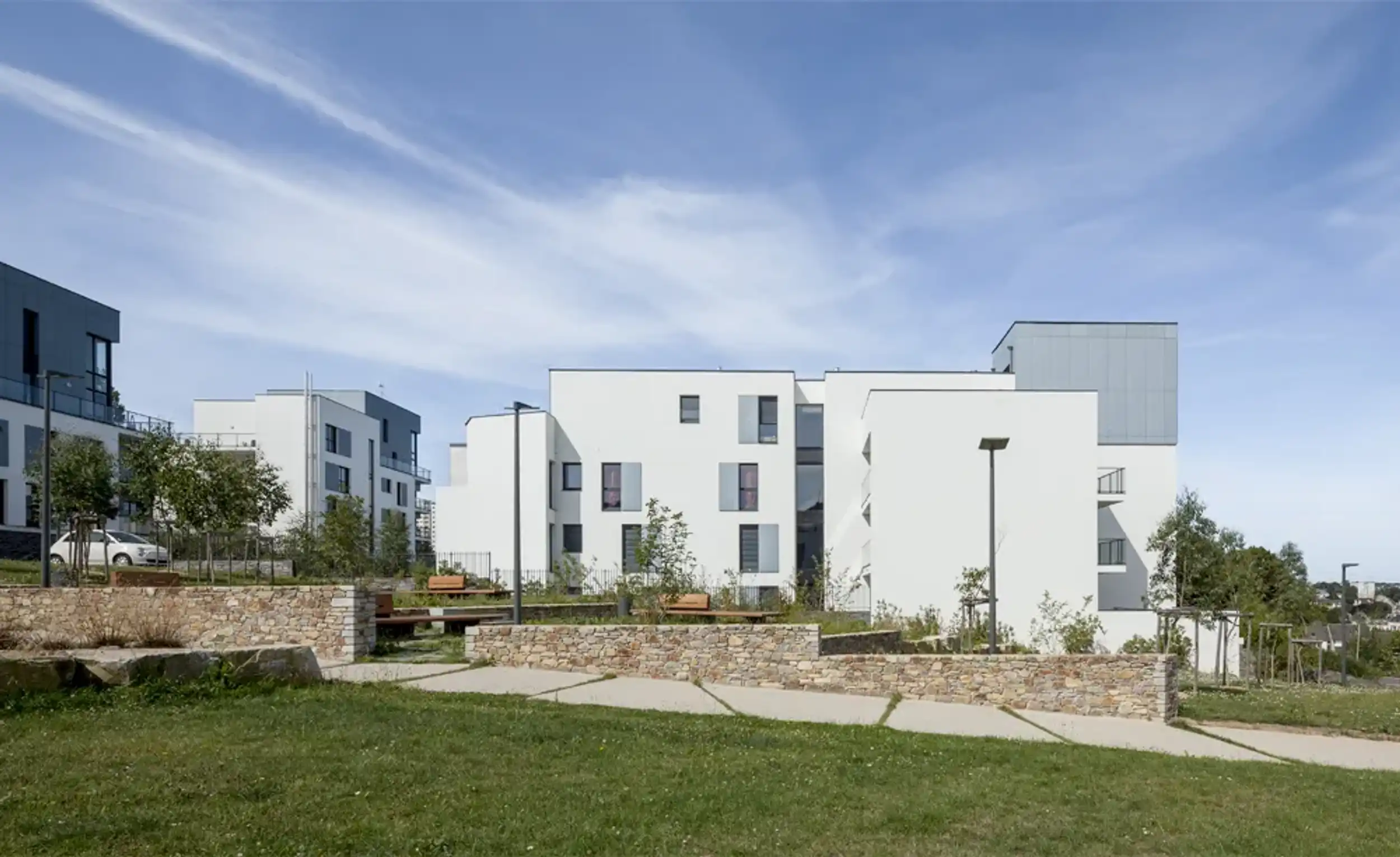 jardin et logements collectifs de l’Amont Quentin